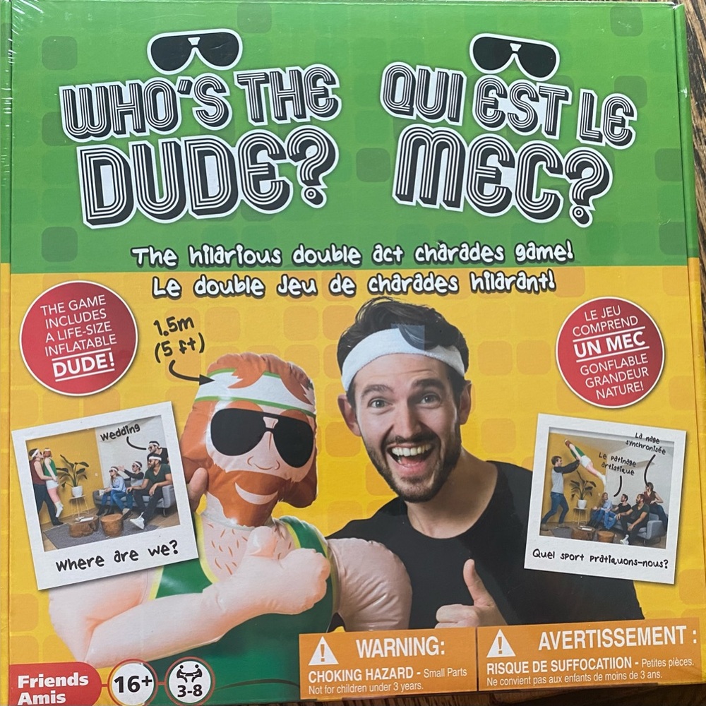 Brand new sealed-Who’s the dude game